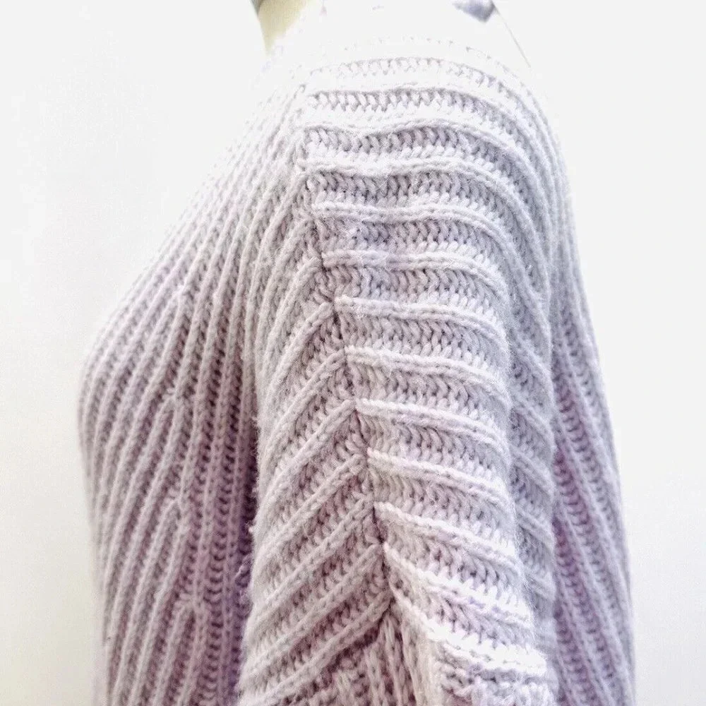 NWT SO GOODS FOR LIFE Women Long Sleeve Mock Neck Pullover Purple Sweater Sz XXL